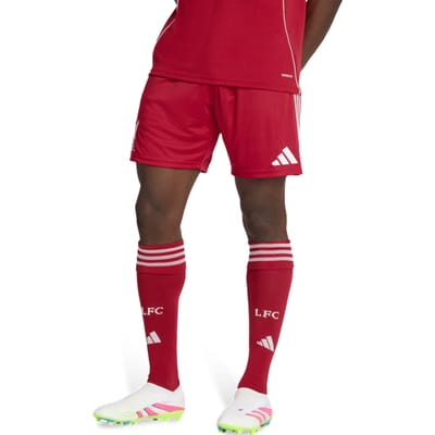 Adidas Liverpool Fc 25/26 Home Shorts Korte Broeken Heren - Rood - Maat M - Poly Mesh
