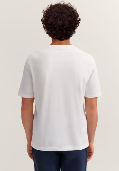 Bugatti Herren T-shirt met moderne pasvorm en print