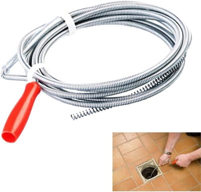 Flexibele Afvoerspiralen voor Effectieve Ontstopping - Milieuvriendelijke Oplossing van 3.2m x 5mm voor Verstopte Afvoeren en Sanitair