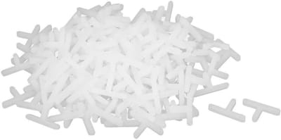 Tegelafstandhouders T-vormig - Tegelgereedschap afstandhouders - Nauwkeurig Tegelen - Gelijkmatige Voeglijnen - 3 mm - Wit