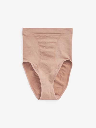 Next - Dames - Vormgevende naadloze slip voor gladdere dijen met stevige buikcorrectie - Huidkleur