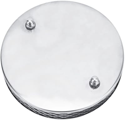 Dailygoods - Ronde luchtfilter - Hoog stroomvermogen - Verchromd