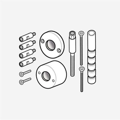 Herzbach DESIGN iX PVD LOGIC XL VARIO flush-mounted extension 4 cm 11.021520.1.09