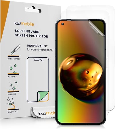 kwmobile 3x screenprotectors geschikt voor Nothing Phone (1) - beschermende folie voor smartphone