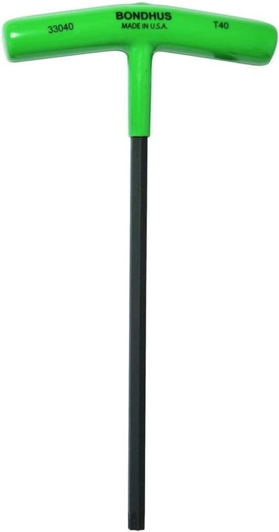 Torx T-Handvat met Lengte 199mm, Maat T40