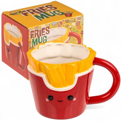 Dailygoods - Koffiemok Kawaii Fries 420 ml in Originele Frietdesign