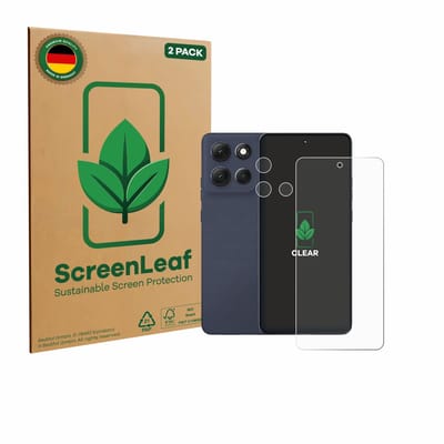 2 Stuks Screenprotector voor Motorola Moto G86 (Voor+Camera) - Hoogwaardige Beschermfolie transparant