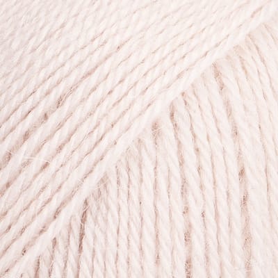 DROPS Flora Uni Colour - 22 witte mist - Wol Garen