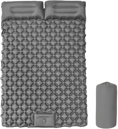 Opblaasbare reismatras - Slaapmat camping - Outdoor avonturen - Waterdicht en opvouwbaar - 190x120x5 cm