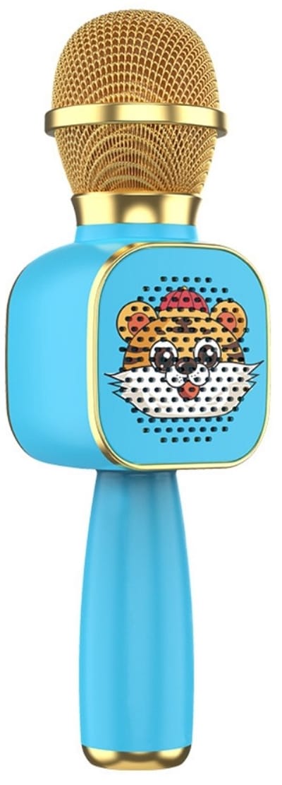 Fivesquare Kids Karaoke Microphone – Kinder Karaoke Microfoon met Kleurrijk Design,Blauw, 1200mAh, Draadloos – Voor Kinderen & Feestjes