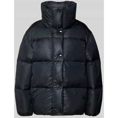 Relaxed fit donsjack met opstaande kraag