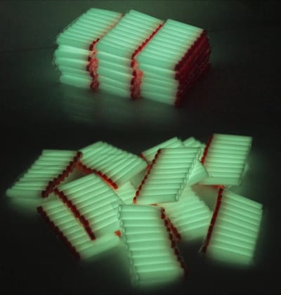 Kogels geschikt voor NERF N-Strike Elite speelgoedblasters - glow in the dark NERF N-SRTIKE pijlen - 100 stuks