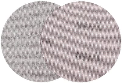 Slijpschijven Netweefsel - Schuurschijven Stofvrij - Pleisterwerk Slijpen - Stofvrije Werking - 125 mm 320 Korrel - Grijs