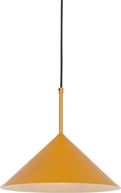 QAZQA triangolo - Design Hanglamp - 1 lichts - Ø 35 cm - Geel - Woonkamer | Slaapkamer | Keuken