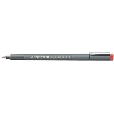 Staedtler Pigment liner 03 mm Rood