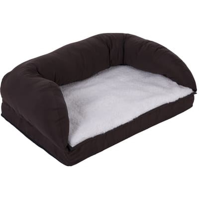 - S: L 75 x B 50 x H 25 cm - Orthopedische Hondenbank Vierkant