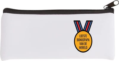 Akyol - liefste bonuspapa van de wereld Etui - Papa - de liefste bonusvader - vader cadeautjes - vaderdag - verjaardagscadeau - verjaardag - cadeau - geschenk - kado - gift - vader artikelen - 20 bij 9 cm