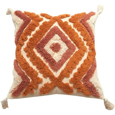 Kussenbankkussen Ins Stijl Kussen Etnisch Kwastenkussen Marokkaanse Pluche Kussenhoes 45 * 45Cm [Pillowcase only]