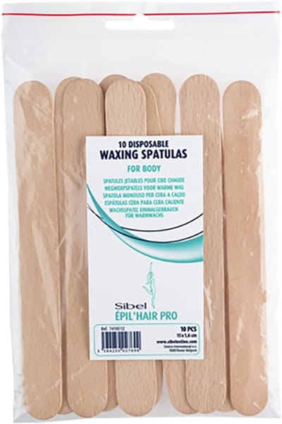 Houten Spatels - Hars Aanbrengen - Ontharen Huid - 10 Stuks Set - 15 cm Lengte - Natuurlijk Hout