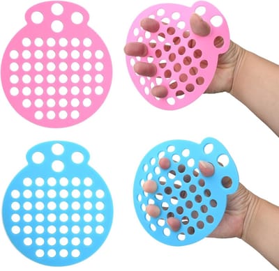 Handtrainer voor Vingers - Silicone Oefenhulpmiddel met 2 Weerstandslevels voor Gripkracht en Vingersterkte
