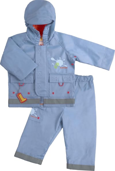 Kushies - Regenpak - Baby - Regenbroek & Regenjas - Jongens - Blauw - Maat 92/98