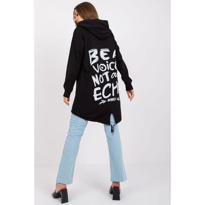 Statement Voice Edge Hoodie - Black / One Size