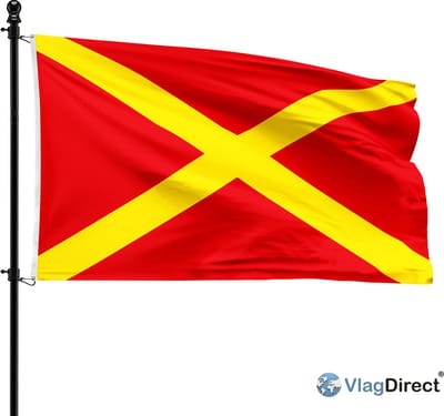 Gemeente Virton vlag - 90 x 150 cm.