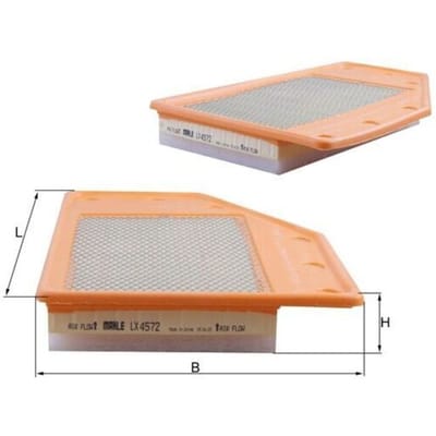Luchtfilter KNECHT LX 4572
