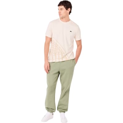 Lacoste Joggingbroek van fleece voor heren, normale pasvorm (Tijm Groen)