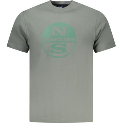 North Sails Verde Katoenen Mannen T-Shirt