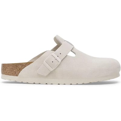 Leren klompen met zachte binnenzool Birkenstock Boston