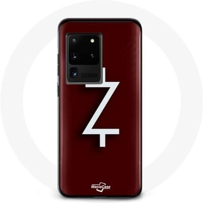 Coque - Ozark - Samsung Galaxy S20 Ultra - Logo Z - Rouge - Protection Rigide blanc