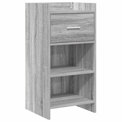 vidaXL - Dressoir - Grijs - Sonoma - 40 - x - 36 - x - 80 - cm - Bewerkt - hout