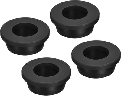 4 Stuks Rubber Grommet 29mm, Ronde T Type Silicone Grommet Seal voor Kabel en Pijp, Flexibele Gatenplug voor Organisatie en Bescherming van Draden