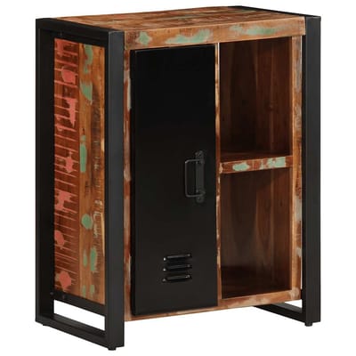 vidaXL - Dressoir - 55x35x70 - cm - massief - gerecycled - hout - meerkleurig