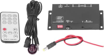 Mobiele Video Recorder - Mini MDVR - Voertuig Beveiliging - H264 Compressie - 4 Kanalen - Zwart