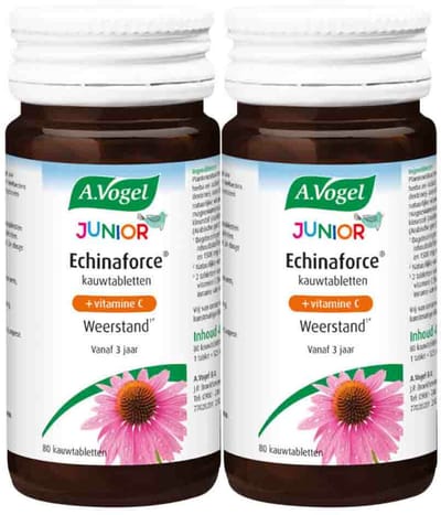 A.Vogel Junior Echinaforce met Vitamine C - 2 x 80 kauwtabletten - Voordeelverpakking