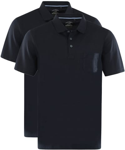 Hajo Heren poloshirt 2 pack Pique