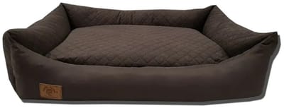 Hondenbed 100×70 cm – Zachte en Stevige Kanape voor Kleine en Middelgrote Honden – Comfortabel en Duurzaam, bruin