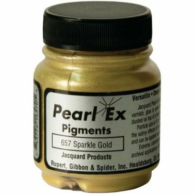 Jacquard pigment speelgoed Pearl Ex 21 gr Glinster Goud creatief.