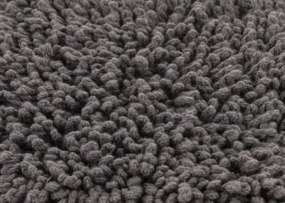 Heckettlane Badmat Fergana - Badkamermat - Bidetmat - Antislip tapijt - 60x60 cm - Antraciet