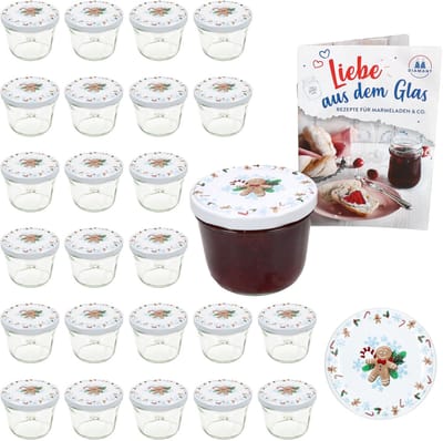 Set van 25 bekers 230 ml To 82 Candyman deksel incl. receptenboekje