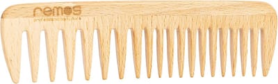 Houten Haarkam van Beukenhout 18 cm Grove/Medium Tand voor Zacht Ontwarren