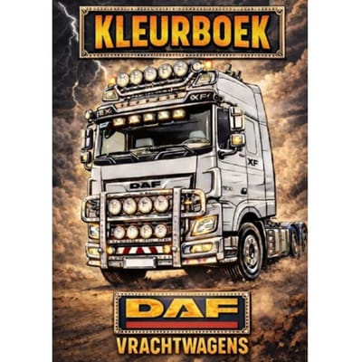 Kleurboek, Daf Vrachtwagens. - H. Mourits
