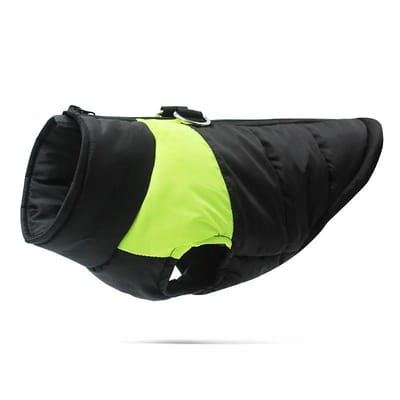 Wintervest voor huisdieren, jas met rits, waterdichte jas voor huisdieren, gewatteerde katoenen jas voor honden, winddichte kleding voor honden, kostuum voor grote honden S
