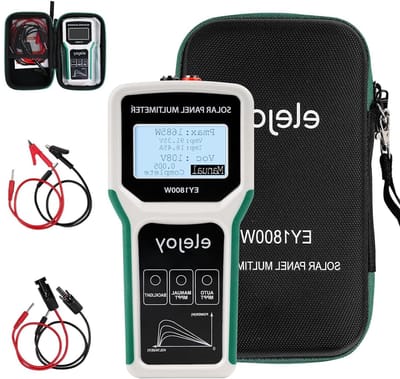 Zonnepaneel MPPT-tester - Fotovoltaïsche multimeter - Zonne-energie testen - Groot LCD-scherm - 1800 W - Niet gespecificeerd