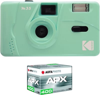 Kodak M35 - Analoge Camera (35mm) - Mint Green - ISO 200/400 + fotorolletje