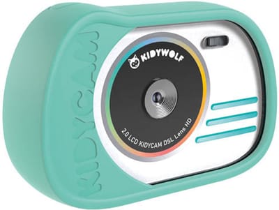Kidywolf Kidycam Fototoestel Cyaan - Camera voor kinderen 3 tot 12 jaar