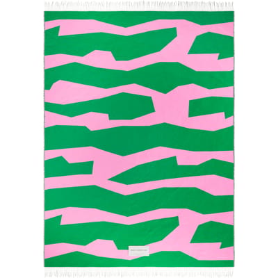 Objekte unserer Tage SEIDEL Deken - emerald/rose