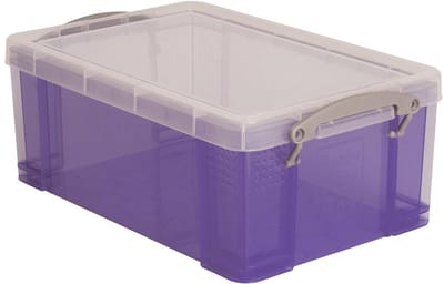 Really Useful Box opbergdoos 9 liter | transparant paars